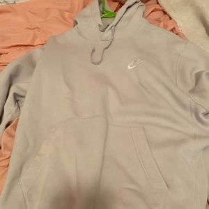 tan nike hoodie